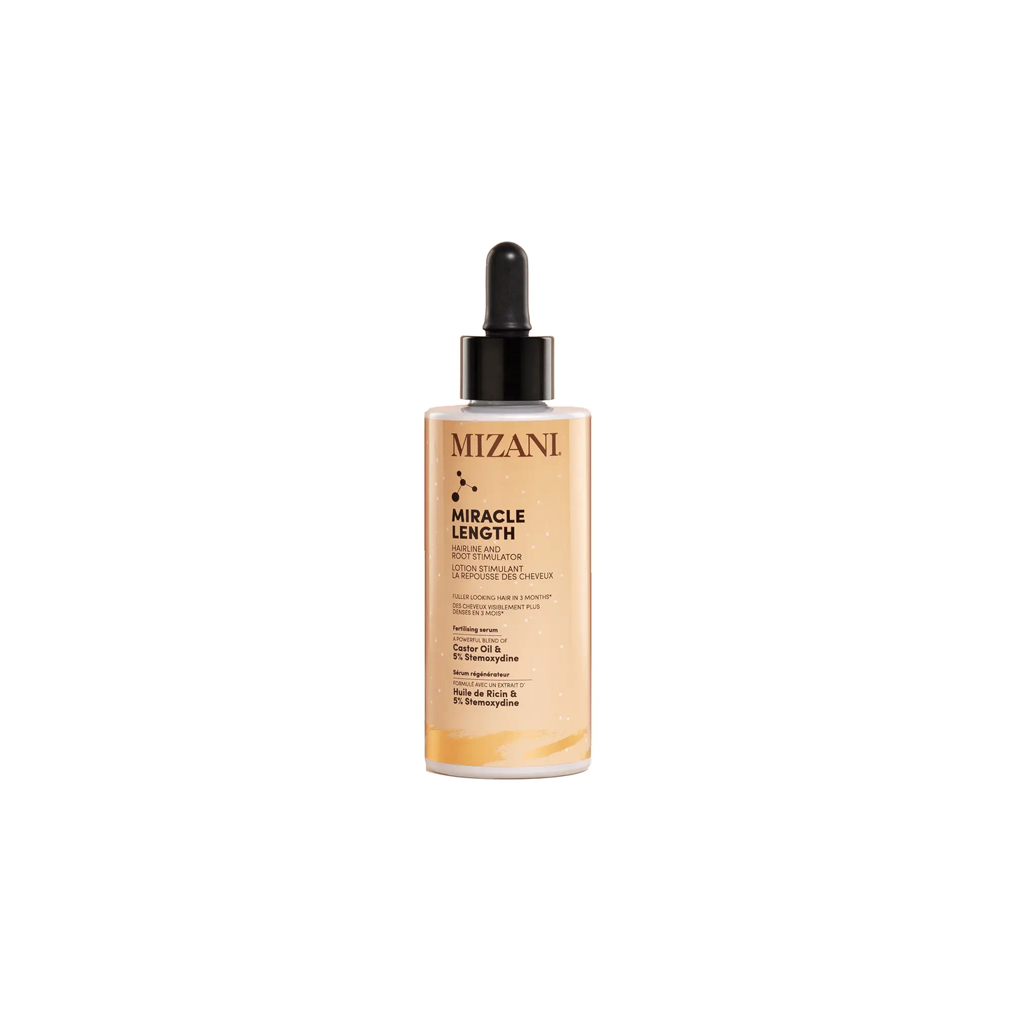 Mizani Anti Hair Loss Serum, Strengthening and Thickening Treatment, For Healthier-Looking Hair, Enriched with Castor Oil and Stemoxydine, 25 Miracle Length