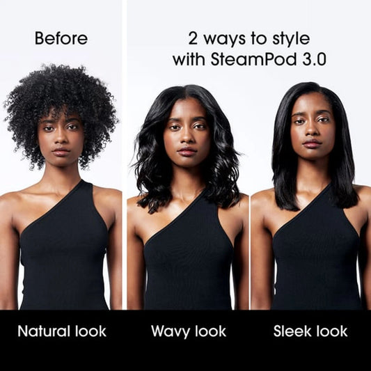 SteamPod 3.0 UK Plug - L'Oréal Professionnel Steam Hair Straightener & Styling Tool, for All Hair Types