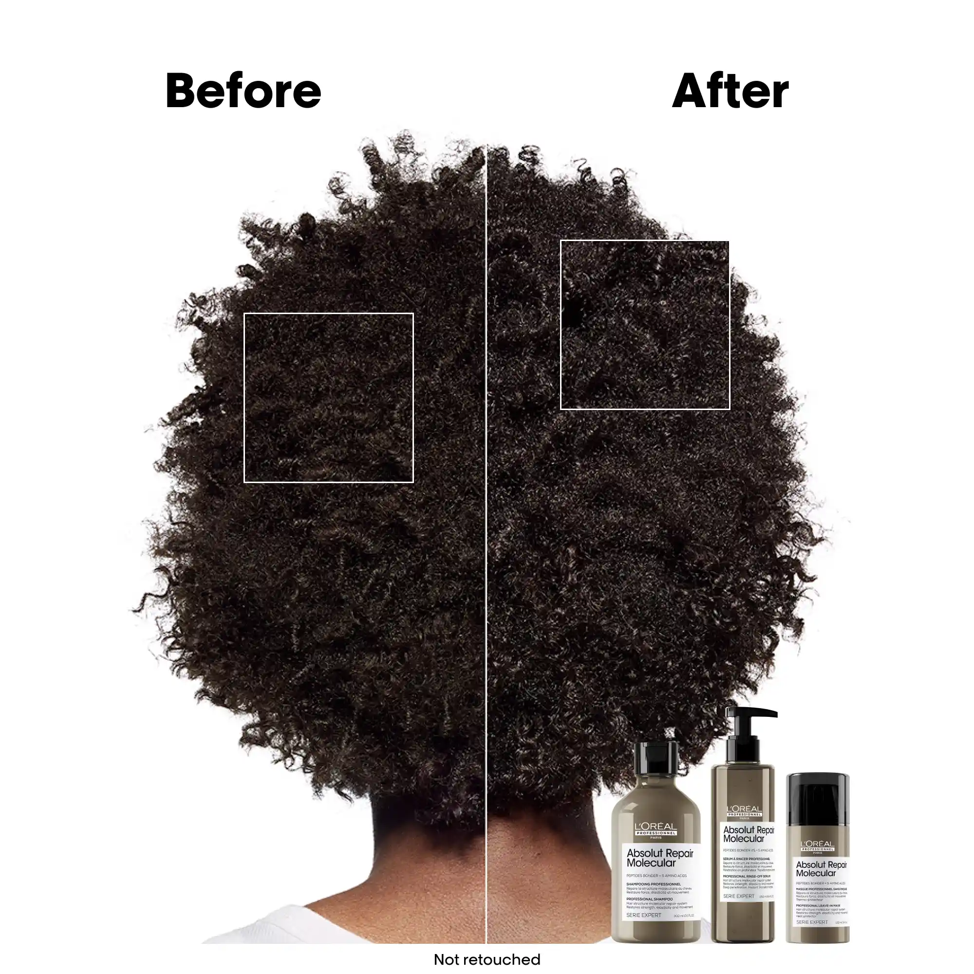 Absolut Repair Molecular Rinse-off Hair Mask 250ml - Image 2