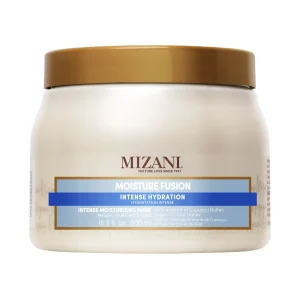Mizani Intense Moisturising Mask, Hair Conditioning Treatment, Suitable For Every Texture and Curl Type, Formula That Softens And Shines, Moisture Fusion Intense Moisturising Mask, 500ml