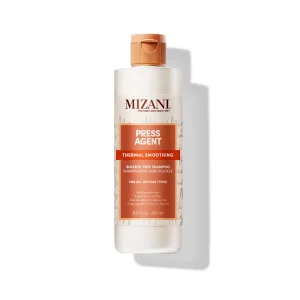 Mizani Smoothing Shampoo, Moisturising and Detangling Formula, Preps Hair for Thermal Styling, Enriched With Argan Oil and Agave Extract, Sulphate-Free, Press Agent  Smoothing Shampoo, 250ml